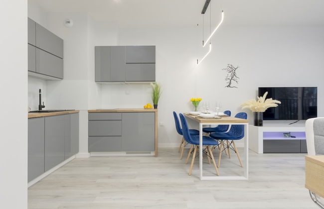 Dark Blue and Grey Apartment by Renters - Foto 5