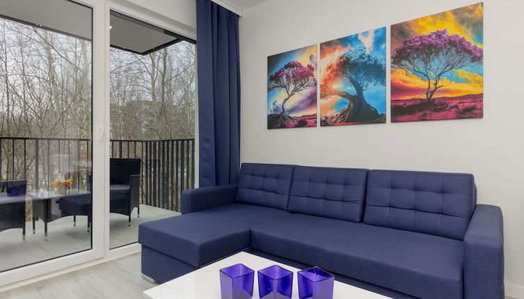 Photo 1 - Dark Blue and Grey Apartment by Renters