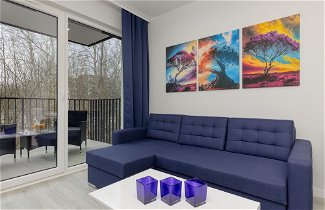 Photo 1 - Dark Blue and Grey Apartment by Renters