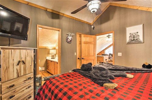 Photo 34 - Luxe Fightingtown Creek Cabin: 2 King Suites & Spa