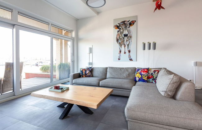 Spacious Luxury Apartment With Beautiful Views of the Harbor and the North Sea - Foto 15