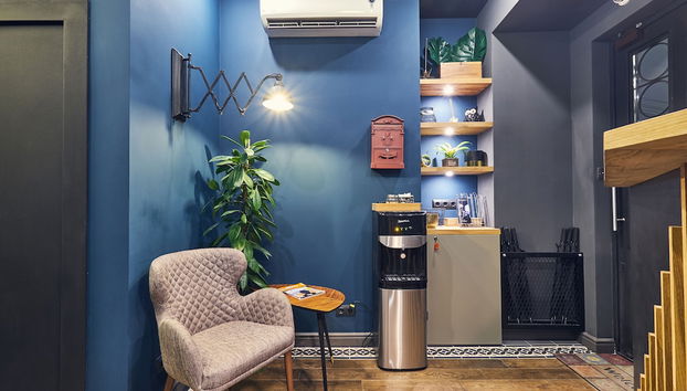 Zona de estar del vestíbulo