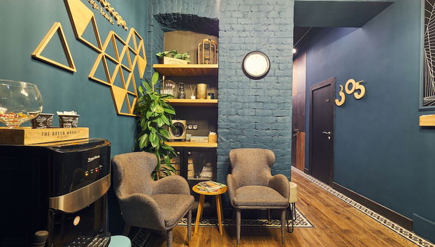 Zona de estar del vestíbulo