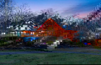 Photo 1 - Sun-filled Log Home on 20 Prvt Acres Nr Rhinebeck