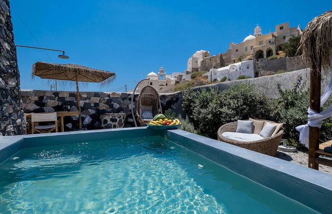 Rock Villas Santorini - Villa Legend Castle View Jacuzzi 130 sq m up to 7 Guests - Foto 54