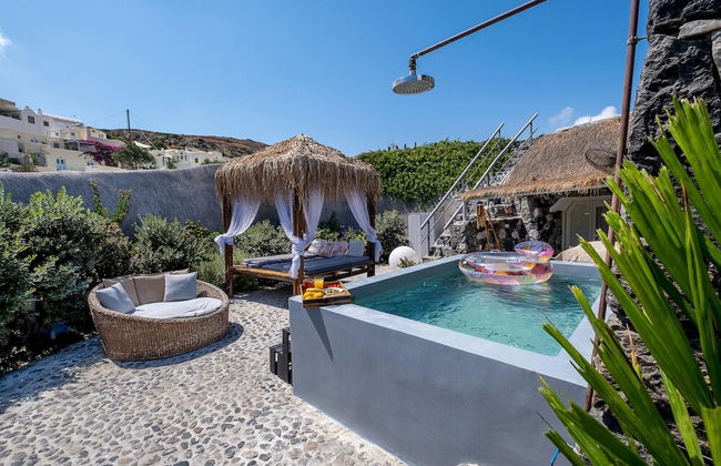 Rock Villas Santorini - Villa Legend Castle View Jacuzzi 130 sq m up to 7 Guests - Foto 1