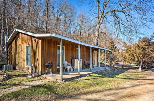 Photo 6 - 'the Burgundy Cabin' Iowa Retreat: Pond & Fire Pit