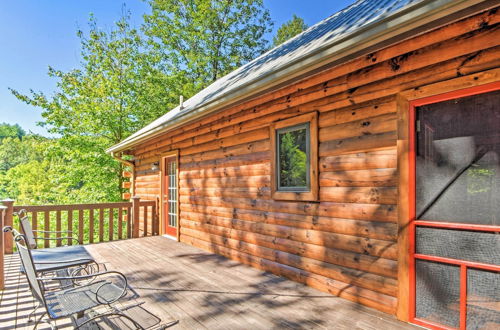 Photo 17 - Rustic Andrews Cabin Rental w/ Deck + Fire Pit