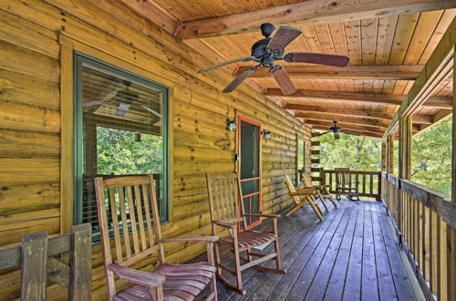 Photo 1 - Rustic Andrews Cabin Rental w/ Deck + Fire Pit