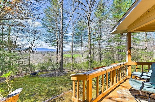 Photo 8 - Franklin Cabin: Deck With Smoky Mountain Views