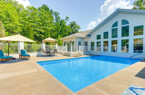 Photo 1 - 10-acre Lakefront Home w/ Pool, Hot Tub & Dock