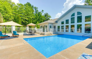 Photo 1 - 10-acre Lakefront Home w/ Pool, Hot Tub & Dock