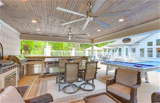 Photo 2 - 10-acre Lakefront Home w/ Pool, Hot Tub & Dock