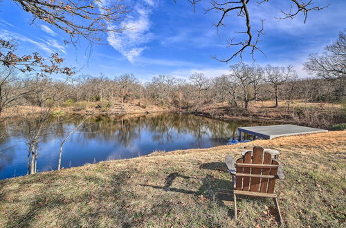 Photo 25 - Grand Tulsa Getaway With Private Pond, Dock & Deck