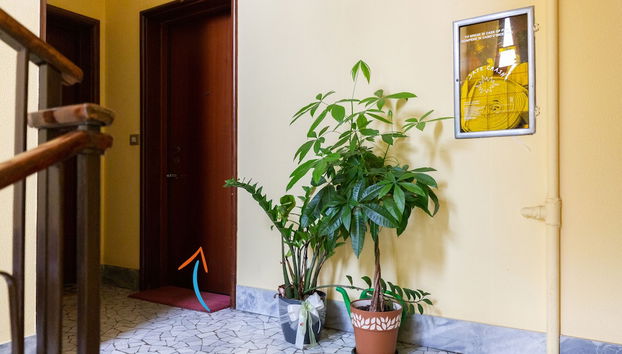 Interior entrance