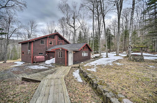 Photo 9 - Rustic Saranac Lake Cabin w/ Deck: Pets Welcome