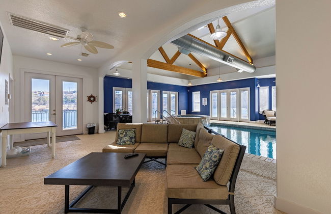 Luxurious Lakehouse With Indoor Pool-hot Tub-fire Pit - Foto 15