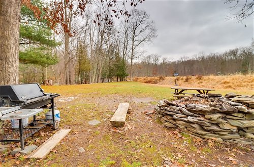 Photo 28 - Secluded, Pet-friendly Cresco Log Cabin: Fire Pit