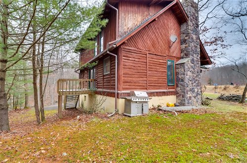 Photo 12 - Secluded, Pet-friendly Cresco Log Cabin: Fire Pit