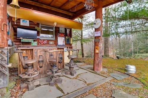 Photo 8 - Secluded, Pet-friendly Cresco Log Cabin: Fire Pit