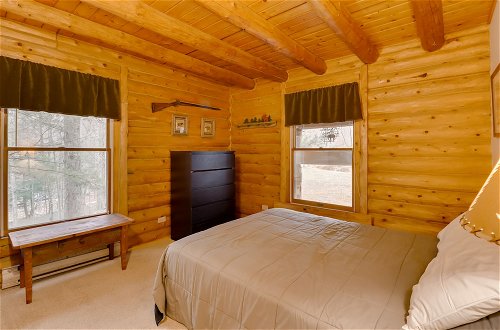 Photo 13 - Secluded, Pet-friendly Cresco Log Cabin: Fire Pit