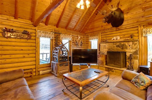 Photo 20 - Secluded, Pet-friendly Cresco Log Cabin: Fire Pit