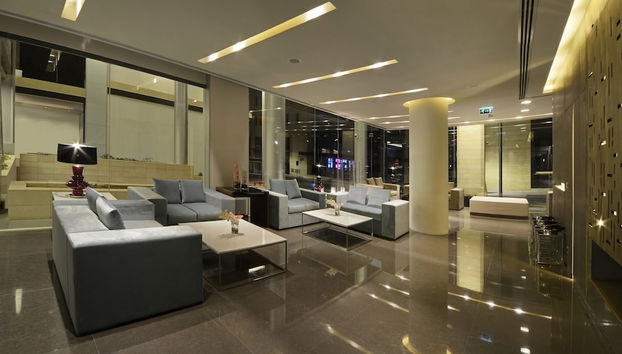 Sitzecke in der Lobby