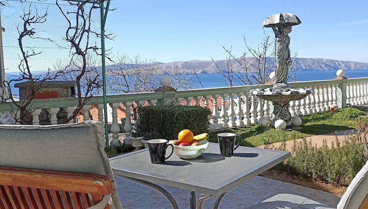 Blick von der Unterkunft