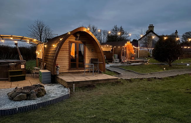 Cozy Hot Tent With Log Burner & Hot Tub Left Tent - Foto 14