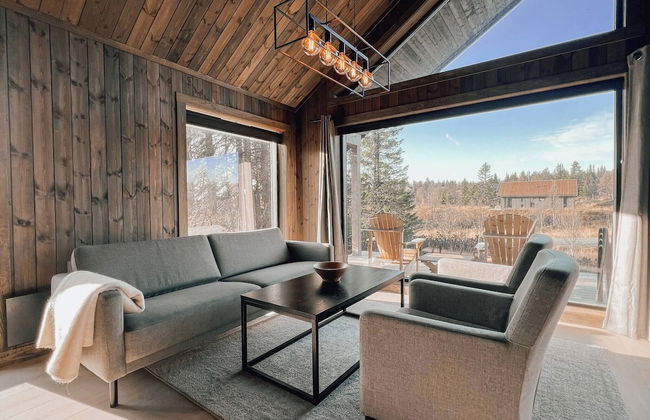 Modern Mountain Cabin - Outdoor Hot Tub - 8 Beds - Foto 10