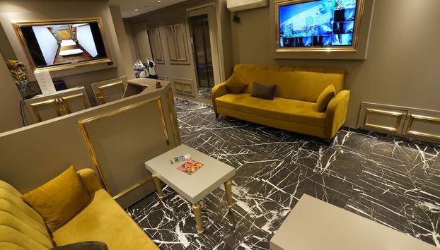 Sala de estar do lobby