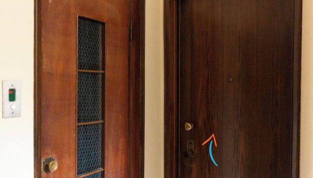 Interior entrance