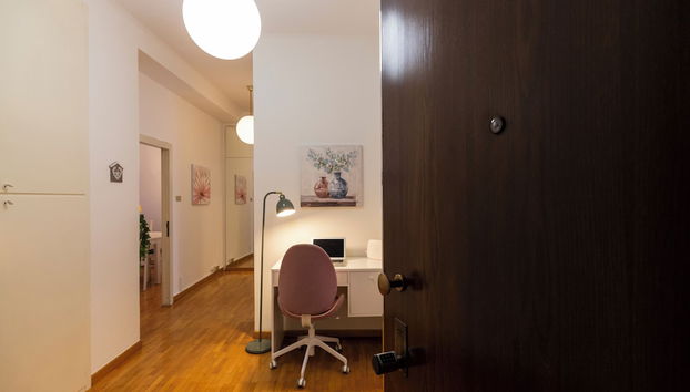 Interior entrance