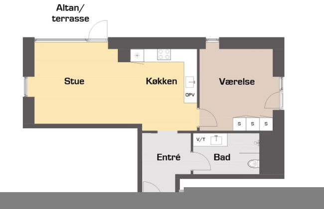 Spacious 1-bed w Private Terrace - Foto 9