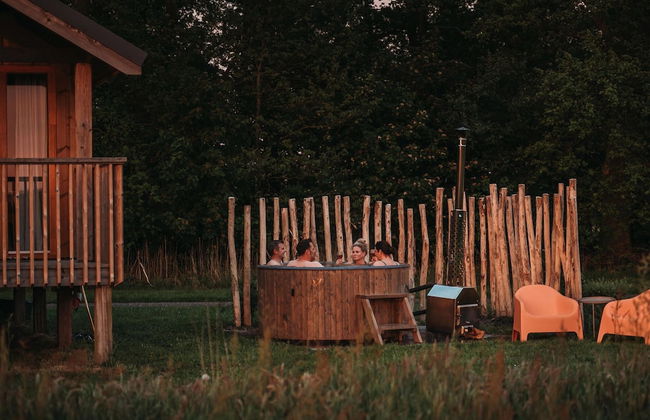 Wellness Lodge in Dutch Meadows With Hot Tub - Foto 28