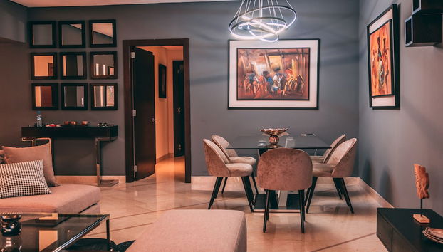 Zona de estar del vestíbulo