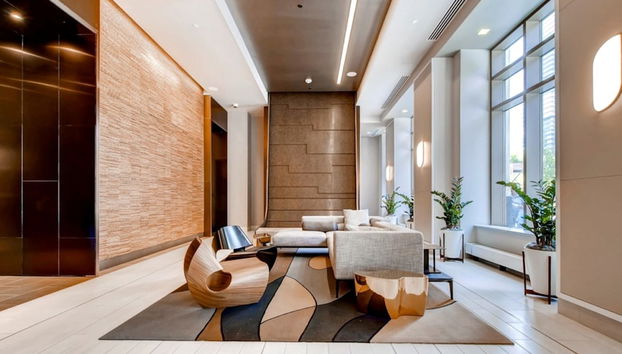 Sala de estar do lobby