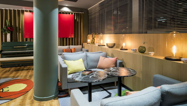 Sala de estar do lobby