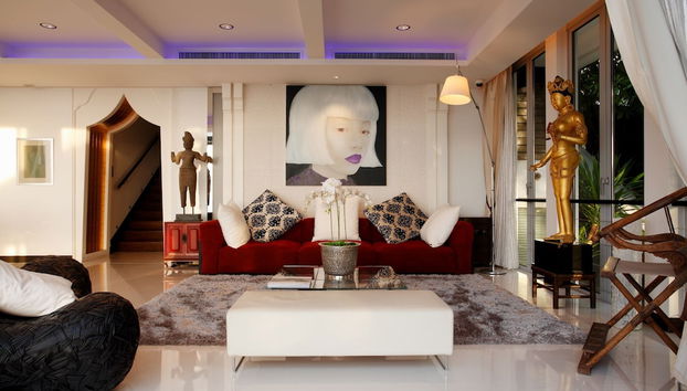 Sala de estar do lobby
