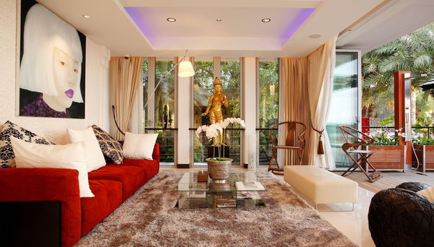 Sala de estar do lobby