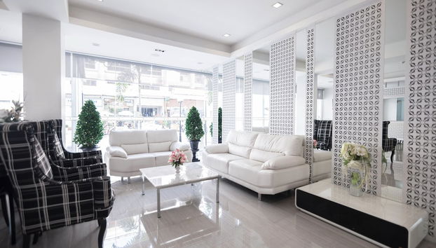 Lobby sitting area