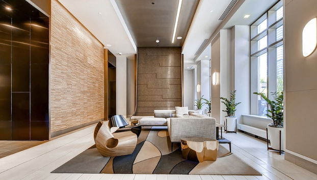 Sala de estar do lobby