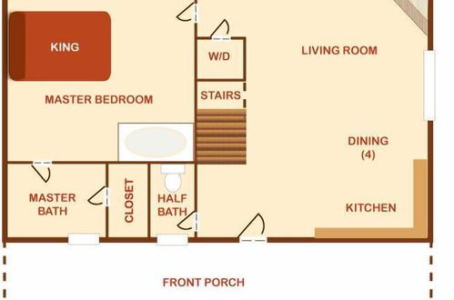 Photo 12 - Sweet Surrender - One Bedroom Cabin