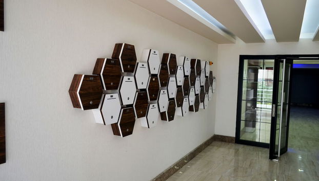 Interior entrance