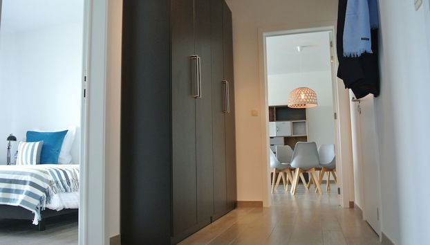 Interior entrance