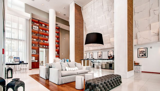 Sala de estar do lobby