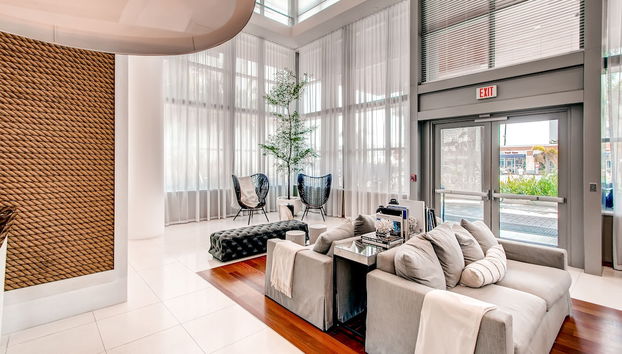 Sala de estar do lobby