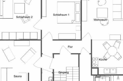 Foto 9 - Apartment With Sauna in Schonbrunn Thuringia