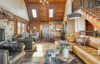 Photo 2 - Pine Needle by Avantstay Log Cabin w/ Gorgeous Views, Hot Tub, Patio & Pool Table