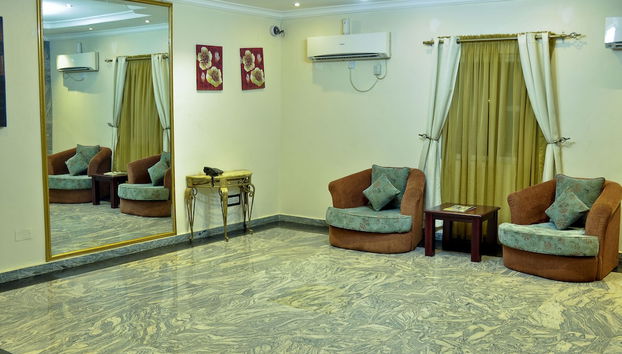 Sala de estar do lobby